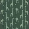 Chesapeake Black Vivi Giraffe Matte Paper Non-Pasted Wallpaper Roll