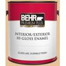 BEHR PREMIUM PLUS 1 gal. #M250-3 Apple Turnover Hi-Gloss Enamel Interior/Exterior Paint