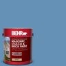 BEHR 1 gal. #M510-4 Brittany Blue Satin Interior/Exterior Masonry, Stucco and Brick Paint