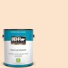 BEHR PREMIUM PLUS 1 gal. #300C-2 Sand Dollar White Satin Enamel Low Odor Interior Paint & Primer