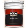 BEHR PREMIUM PLUS 5 gal. #250C-1 Bermuda Shell Flat Exterior Paint & Primer