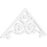 Ekena Millwork Pitch Hurley 1 in. x 60 in. x 27.5 in. (10/12) Architectural Grade PVC Gable Pediment Moulding