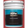 BEHR PREMIUM PLUS 5 gal. #160B-7 Daredevil Satin Enamel Exterior Paint & Primer