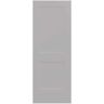 JELD-WEN 32 in. x 80 in. Monroe Driftwood Painted Smooth Solid Core Molded Composite MDF Interior Door Slab