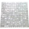 Art3d 12 in. x 12 in. Mother of Pearl Shell Mosaic Tile Backsplash in White