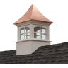 Good Directions 26 in. x 42 in. Westport Vinyl Cupola with Copper Roof