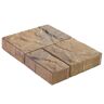 Pavestone Panorama Demi 3-pc 7.75 in. x 7.75 in. x 2.25 in. Three Tone Brown Concrete Paver (240 Pcs. / 103 Sq. ft. / Pallet)
