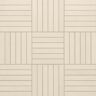 Bedrosians Sahara Square 1/2 in. x 4 in. Matte White Porcelain Mosaic Tile (9.69 sq. ft./Case)