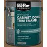 BEHR PREMIUM 1 gal. #SC-109 Wrangler Brown Semi-Gloss Enamel Interior/Exterior Cabinet, Door & Trim Paint