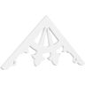 Ekena Millwork Pitch Riley 1 in. x 60 in. x 27.5 in. (10/12) Architectural Grade PVC Gable Pediment Moulding