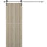 Belldinni 24 in. x 80 in. Shambor Finished Composite Core Wood Sliding Barn Door with Hardware Kit