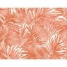 LILLIAN AUGUST 60.75 sq. ft. Coastal Haven Coral Cordelia Tossed Palms Embossed Vinyl Unpasted Wallpaper Roll