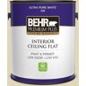 BEHR PREMIUM PLUS 1 gal. #S330-2 Caraway Seeds Ceiling Flat Interior Paint