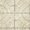 Chesapeake Susanna Beige Vintage Tin Tile Strippable Roll (Covers 56.4 sq. ft.)