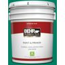 BEHR PREMIUM PLUS 5 gal. #480B-6 Treasure Isle Flat Low Odor Interior Paint & Primer