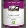 BEHR PREMIUM PLUS 1 gal. #BXC-06 Amazon Foliage Eggshell Enamel Low Odor Interior Paint & Primer