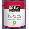 BEHR PREMIUM PLUS 1 gal. #M560-6 Napa Winery Hi-Gloss Enamel Interior/Exterior Paint & Primer