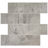 Avant Macadam Aged Stone 11.81 in. x 10.82 in. 3.5mm Stone Peel and Stick Backsplash Tiles (8pcs/7.12 sq.ft Per Case)