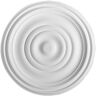 American Pro Decor European Collection 19-1/8 in. x 1-9/16 in. Traditional Plain Polyurethane Ceiling Medallion