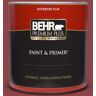 BEHR PREMIUM PLUS 1 qt. #MQ1-09 Haute Couture Flat Exterior Paint & Primer