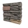 GenStone Stacked Stone Stratford 12 in. x 12 in. Faux Stone Siding Sample