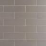 Ivy Hill Tile Harper 4 in. x 12 in. Gray Matte Porcelain Subway Floor and Wall Tile (30 pieces / 8.72 sq. ft. / box)