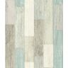 RoomMates Coastal Weathered Plank Blue And Tan Vinyl Peel & Stick Wallpaper Roll (Covers 28.18 Sq. Ft.)