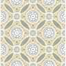 A-Street Prints Maya Yellow Medallion Paper Strippable Roll (Covers 56.4 sq. ft.)