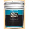 BEHR PREMIUM PLUS 5 gal. #QE-19 September Sun Satin Enamel Exterior Paint & Primer