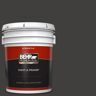 BEHR PREMIUM PLUS 5 gal. #N510-7 Blackout Flat Exterior Paint & Primer