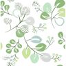 A-Street Prints Jonah Light Green Leaf Trail Paper Glossy Non-Pasted Wallpaper Roll