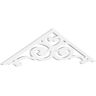 Ekena Millwork Pitch Hurley 1 in. x 60 in. x 17.5 in. (6/12) Architectural Grade PVC Gable Pediment Moulding