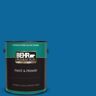 BEHR PREMIUM PLUS 1 gal. #MQ4-58 Mondrian Blue Semi-Gloss Enamel Exterior Paint & Primer
