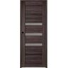 Belldinni Rita 32 in. x 84 in. Left-Hand 3-Lite Frosted Glass Solid Core Gray Oak Wood Composite Single Prehung Interior Door