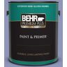 BEHR PREMIUM PLUS 1 gal. #BIC-20 Lively Lilac Semi-Gloss Enamel Exterior Paint & Primer