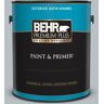 BEHR PREMIUM PLUS 1 gal. #750E-3 Skyline Steel Satin Enamel Exterior Paint & Primer