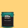 BEHR PREMIUM PLUS 1 gal. #P260-5 Yellow Jubilee Semi-Gloss Enamel Exterior Paint & Primer