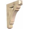 Ekena Millwork 6 in. x 36 in. x 32 in. Douglas Fir Olympic Craftsman Rough Sawn Bracket