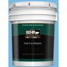 BEHR PREMIUM PLUS 5 gal. #550B-4 Costa Rica Blue Semi-Gloss Enamel Exterior Paint & Primer