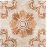 Merola Tile Costa Arena Decor Fleur 7-3/4 in. x 7-3/4 in. Ceramic Floor and Wall Tile (10.75 sq. ft./Case)