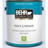 BEHR PREMIUM PLUS 1 gal. #580A-2 Icy Bay Satin Enamel Low Odor Interior Paint & Primer