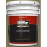 BEHR PREMIUM PLUS 5 gal. #S370-6 Seaweed Salad Flat Exterior Paint & Primer