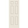 JELD-WEN 24 in. x 80 in. Colonist Primed Textured Solid Core Molded Composite MDF Interior Door Slab