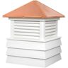 Good Directions Dover 18 in. x 25 in. Vinyl Cupola with Copper Roof