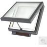 VELUX 22-1/2 in. x 22-1/2 in. Solar Powered Fresh Air Venting Curb-Mount Skylight with Laminated Low-E3 Glass