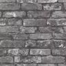 Beacon House Debs Grey Exposed Brick Paper Strippable Roll Wallpaper (Covers 56.4 sq. ft.)