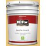 BEHR PREMIUM PLUS 5 gal. #MQ4-13A Celebration Flat Low Odor Interior Paint & Primer