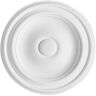 American Pro Decor European Collection 10-1/4 in. x 1 in. Traditional Plain Polyurethane Ceiling Medallion