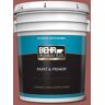 BEHR PREMIUM PLUS 5 gal. #PMD-86 Arabian Red Satin Enamel Exterior Paint & Primer