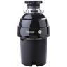 1 HP Continuous Feed Garbage Disposal with 3 Bolt Adapter Kit and Sound Reduction